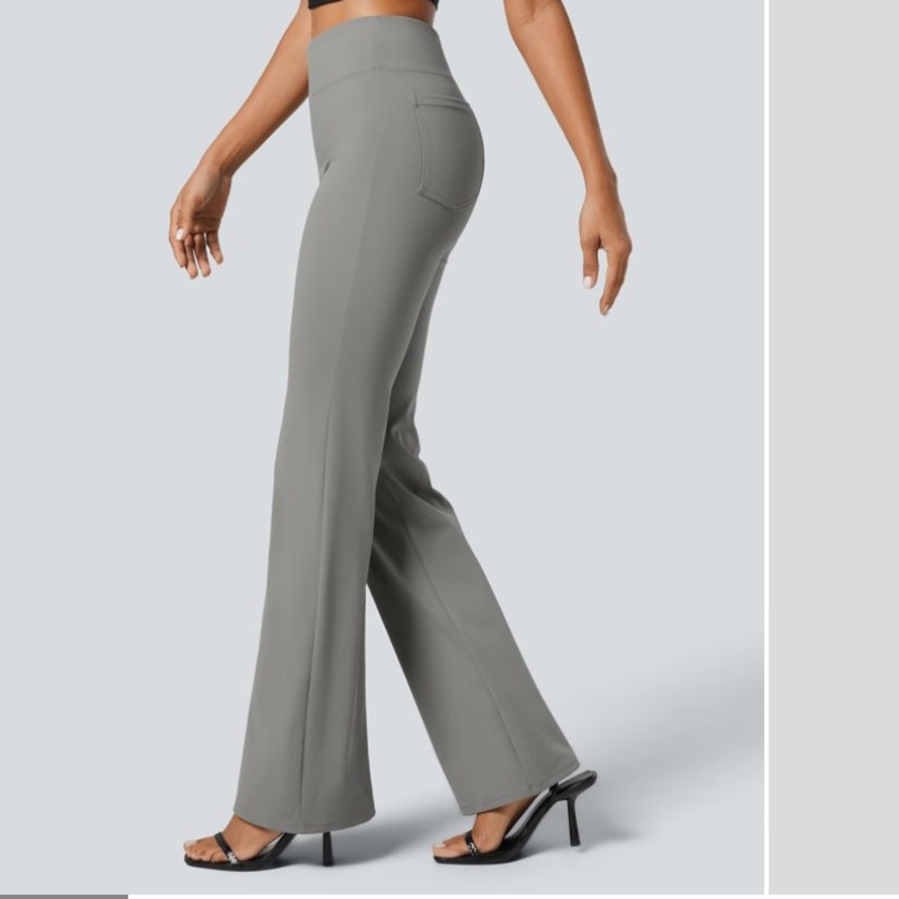 Halara Flex™ High Waisted Back Side Pocket Slight Flare Work Pants